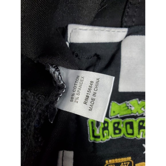 Dexter's Laboratory Boy Genius Black Denim Jean Jacket Cartoon Network Sz Small - Picture 13 of 13